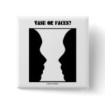 Vase Or Faces? (Optical Illusion) buttons