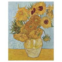 Vase With 12 Sunflowers By Vincent Van Gogh Flyer