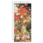 Vase with cornflowers and poppies by van Gogh Full Color Rack Card