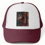 Vase With Flowers And Bronze Bust Of Louis Xiv By Trucker Hat