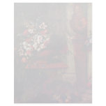 Vase With Flowers And Bronze Bust Of Louis Xiv By Letterhead