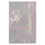 Vase With Flowers And Bronze Bust Of Louis Xiv By Custom Stationery
