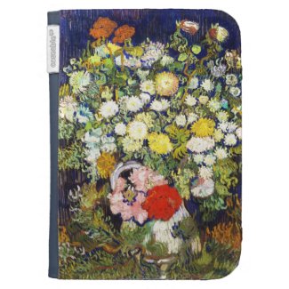 Vase with Flowers Vincent van Gogh fine art Kindle 3 Cases