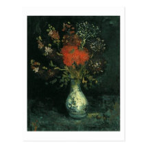 Vase with Flowers, Vincent van Gogh Postcard