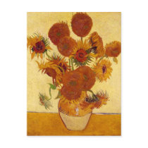 Vase with Fourteen Sunflowers, Vincent van Gogh postcards