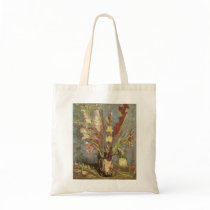 Vase with Gladioli by Vincent van Gogh Canvas Bag