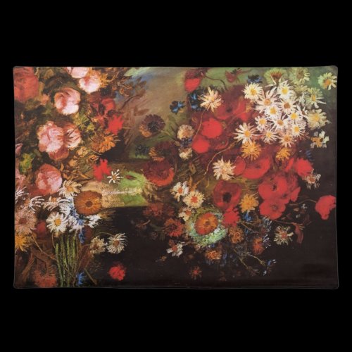 Vase with Poppies, Cornflowers, Peonies - Van Gogh Placemats