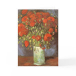 Vase with Red Poppies by Vincent van Gogh cards