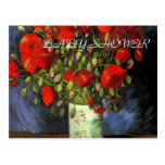 Vase with Red Poppies Vincent van Gogh. Post Cards