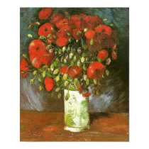 Vase With Red Poppies, Vincent Van Gogh posters