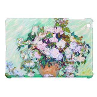 Vase with Roses by Vincent Van Gogh iPad Mini Covers