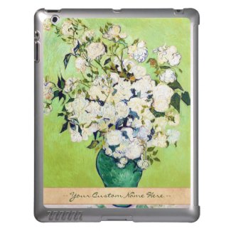 Vase with Roses Vincent Van Gogh painting iPad Case