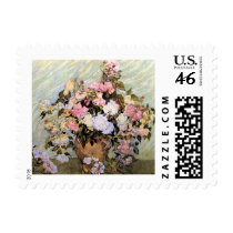 Vase with Roses, Vincent van Gogh postage by masterpiecesofart Vase with Roses, Vincent van Gogh postage
