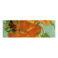 Vase with Twelve Sunflowers, Vincent van Gogh. Business Card
