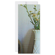 Vase with Wildflowers Rack Card