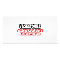 Vasectomies...Cool Boys Photo Card