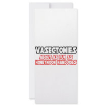 Vasectomies...Not Fun rack cards