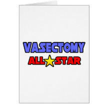 Vasectomy All Star Card