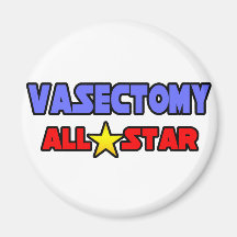 Vasectomy All Star Fridge Magnets