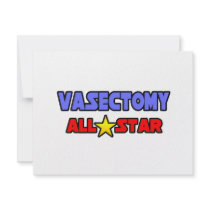 Vasectomy All Star invitations