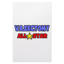 Vasectomy All Star Stationery