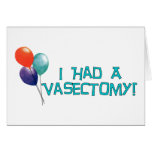 Vasectomy cards
