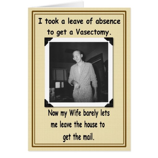 Vasectomy Cards, Vasectomy Card Templates, Postage, Invitations ...