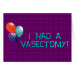 Vasectomy Greeting Cards