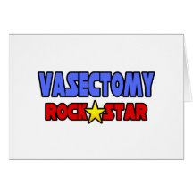 Vasectomy Rock Star Cards