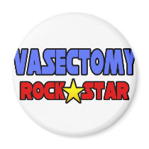 Vasectomy Rock Star Refrigerator Magnets