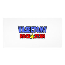 Vasectomy Rock Star Photo Card