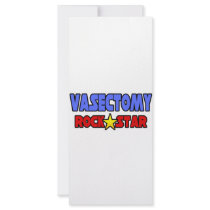 Vasectomy Rock Star rack cards