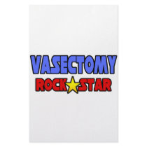 Vasectomy Rock Star Custom Stationery