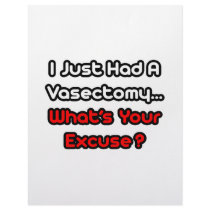 Vasectomy...What's Your Excuse? Letterhead Template