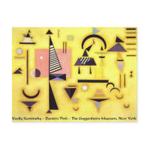 Vasily Kandinsky - Decisive Pink Post Card