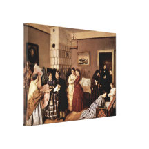 Vasily Vladimirovich Pukirew - The dowry Gallery Wrapped Canvas