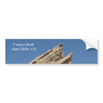 Vasquez Rocks, Aqua Dulce, California Bumper Stickers