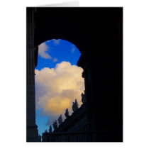 vatican arch with clouds cards