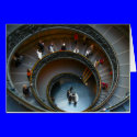 vatican circular stairs cards
