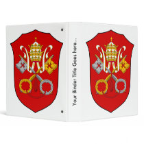Vatican City Coat of Arms detail Binder