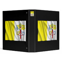 VATICAN CITY FLAG 3 RING BINDER