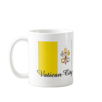 Vatican City Flag Design mugs