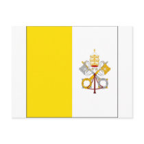Vatican City FLAG International postcards by flagshirt Vatican City FLAG International postcards