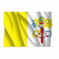 VATICAN CITY FLAG PHOTO CUTOUT