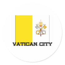 Vatican City Flag stickers