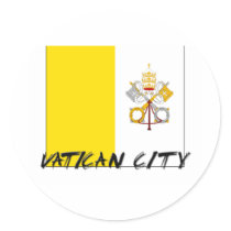 Vatican City Flag stickers