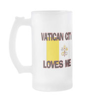 Vatican City Loves Me mugs