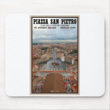 Vatican City - St Peters Square View Mouse Pads