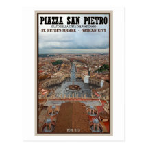 Vatican City - View from St Peter's Basilica Postcard