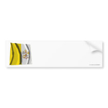 Vatican City Waving Flag bumper stickers